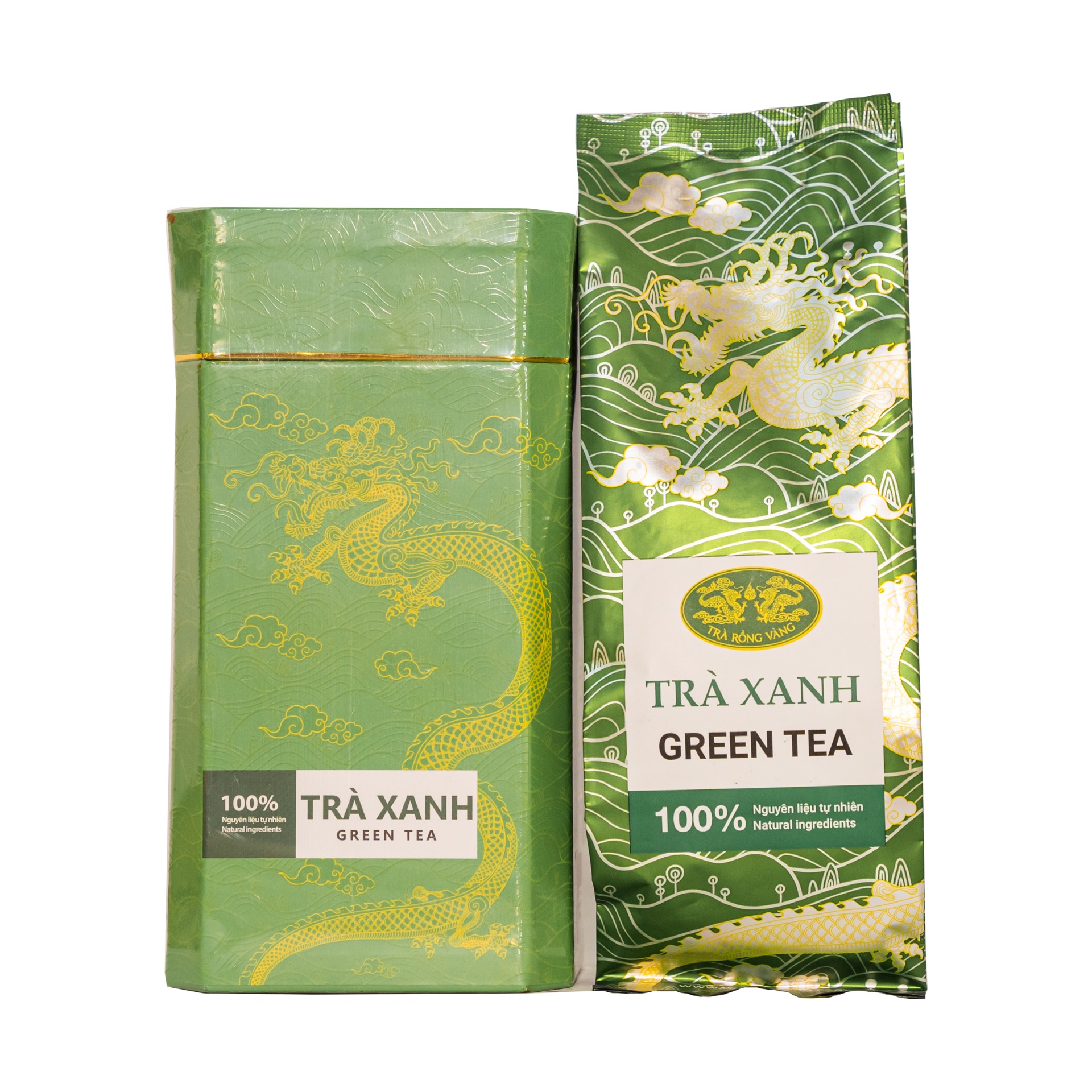 TRÀ XANH GÓI 75G RỒNG VÀNG